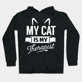 My Cat Is My Therapist Hoodie